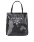 Logo Sequin Embellished Tote, front view